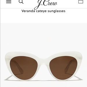 NWOT JCREW Veranda Cat Eye Sunglasses